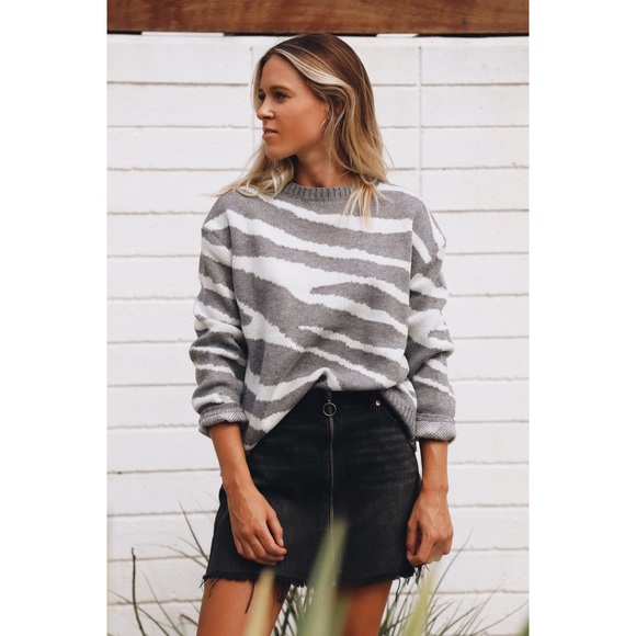 Free People Zip It Up Denim Mini Skirt - Picture 7 of 9